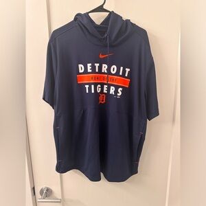Detroit tigers Nike short sleeve hoodie mlb size xl
